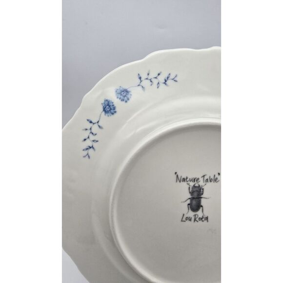 Anthropologie Lou Rota Nature Table Scarlet Ibis red  plate  9.5" Birds - Picture 4 of 8